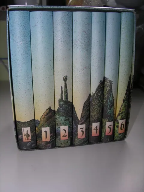 J. R. R. TOLKIEN Die Geschichte des Großen Ringkrieges 1997 Box  7x Buch Hobbit