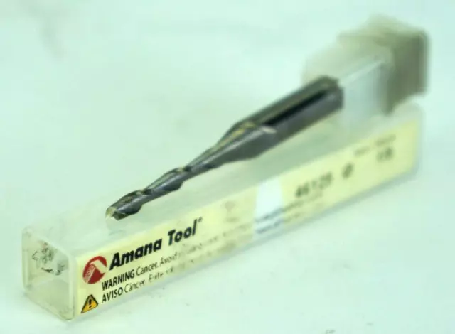 Amana 46125 Carbide Spiral Plunge 1/8 x 13/16 Router Bit 1/4 Shank