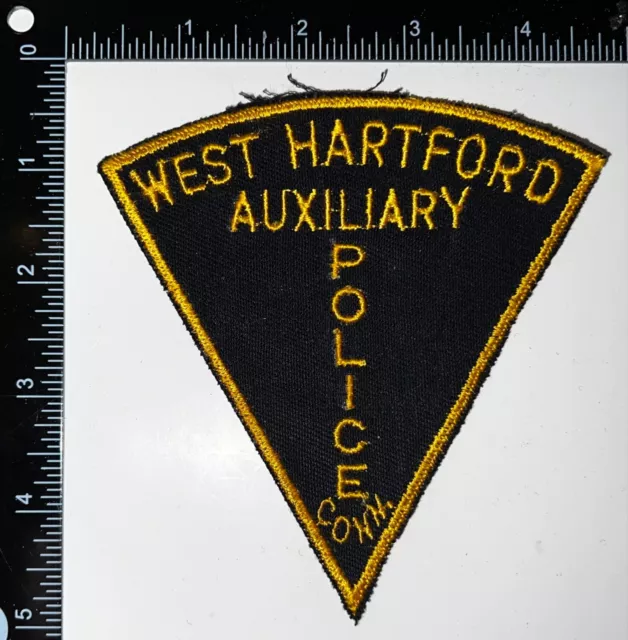 VINTAGE OBSOLETE West Hartford CT Connecticut Auxiliary Police Department Patch