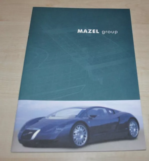 Mazel Group Factory K8 Supercar Brochure Prospekt Spain FR DE EN
