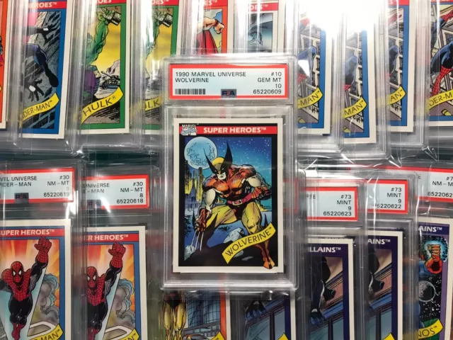 1990 Marvel Universe PSA Graded Cards Impel - Pick