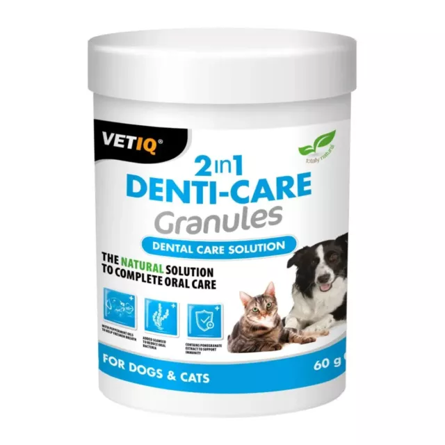 M&C Vetiq 2in1 Perro Denticare Gránulos 60g