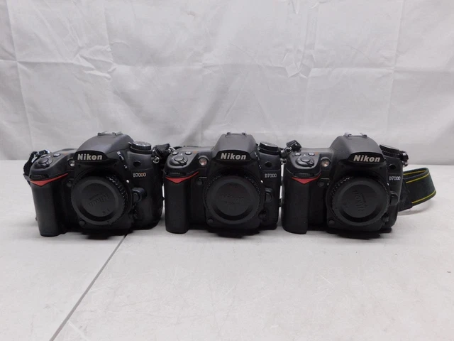 3 Nikon D7000 16.2 MP Digital SLR Camera - Black   #103 (CBRX2-22)
