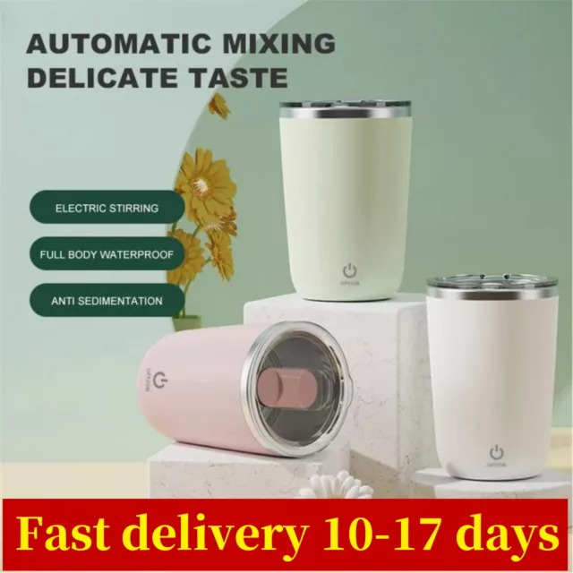 new 350ml Stainless Steel Electric Automatic Self Stirring Mug Coffee Milk Cup