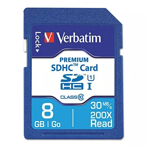Verbatim 96318 – Premium SDHC Card, 8 GB