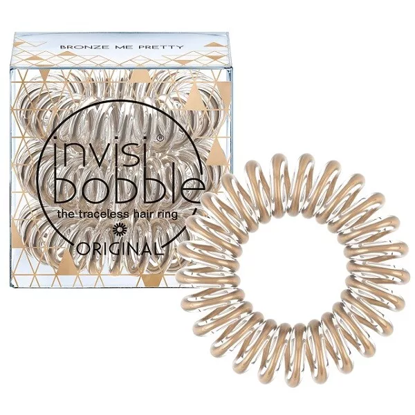 Invisibobble Original Time To Shine Bronze Me Pretty - Haargummi 3 Stück (3,80€/