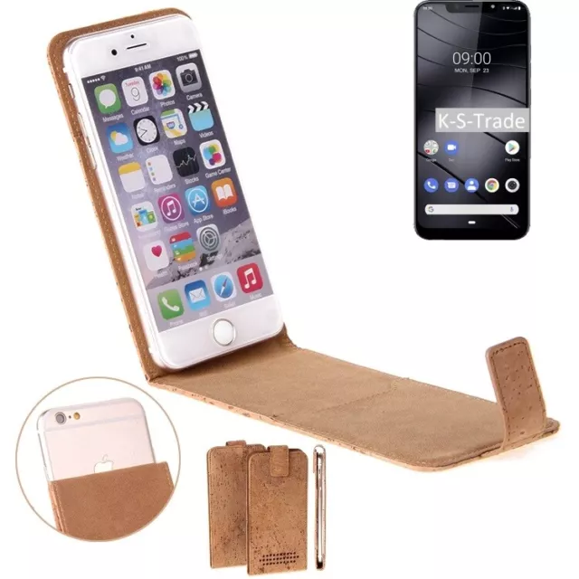 Protective cover for Gigaset GS195 cork Flipstyle case
