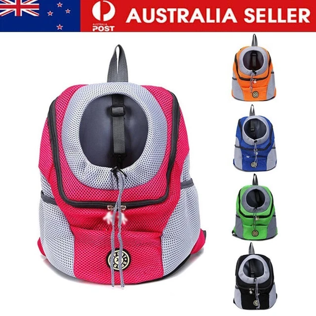 Portable Pet Carrier Backpack Mesh Ventilated Bag for Small Medium Dog Puppy