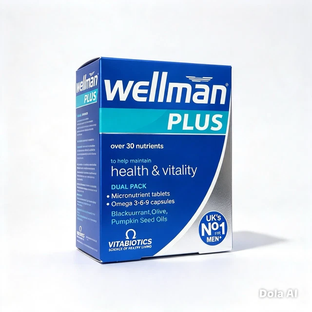 VITABIOTICS WELLMAN PLUS Omega 3∙6∙9 56 Capsules BBE:02/2027 £8.99 ...