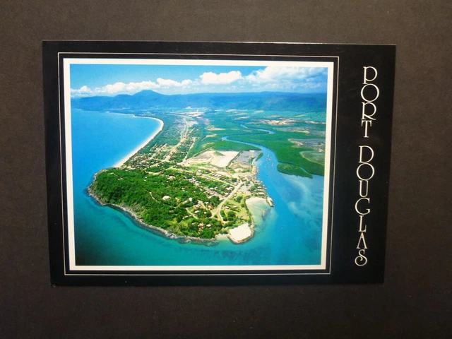 Retro Australian Postcard- Port Douglas, Qld Aerial View