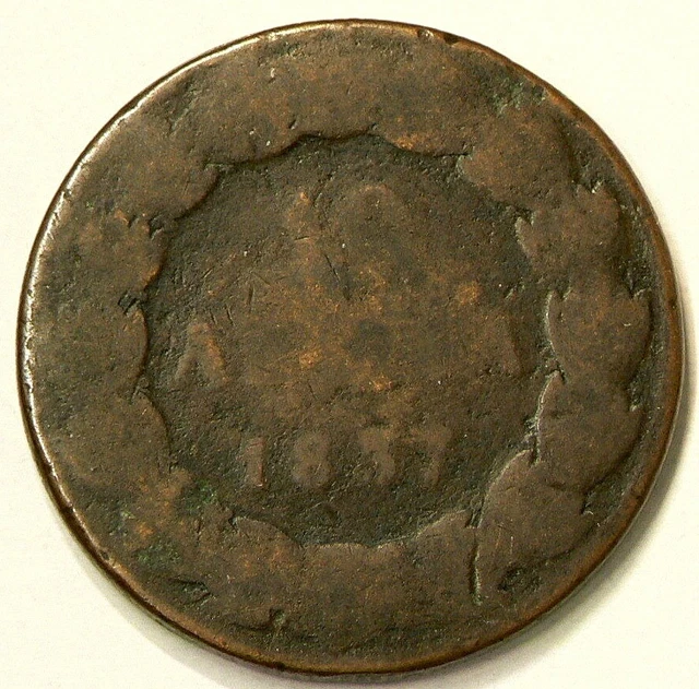 1837 Greece 10 Lepta Copper KM#17 #983
