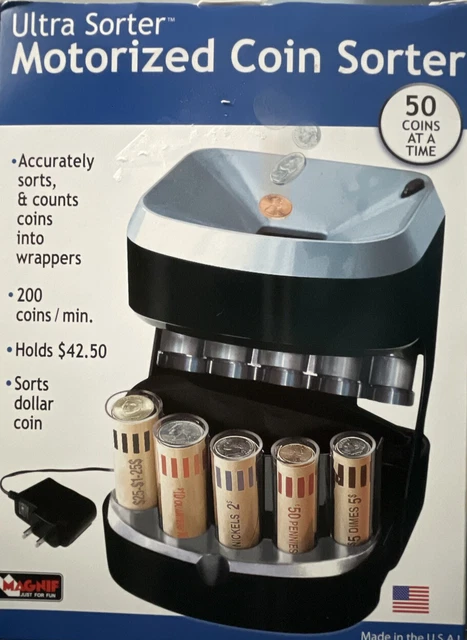 Magnif Ultra Sorter Motorized Coin Sorter