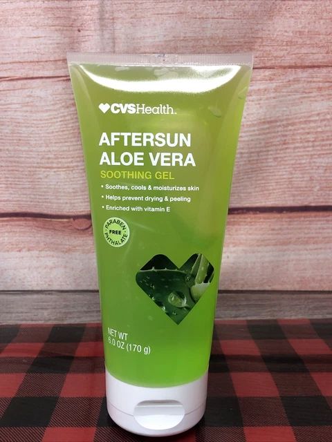 Gel calmante de aloe vera CVS Health Aftersun, 6 OZ