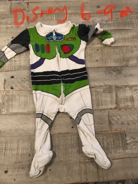 Boys Disney Toy Story footed sleeper size 6-9 months long sleeve multicolor