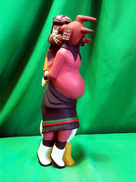 Muñeca Hopi Kachina - Abuela Kachina y Mudhead de Michael Harris - ¡Preciosa!