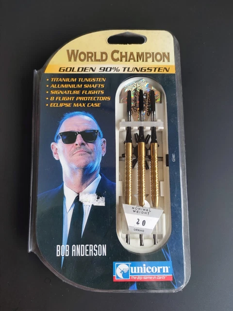 激レア！美品！unicorn 鏡面加工　Bob Anderson 20g Bob Anderson Darts - Unicorn World Champion - Steel Tip