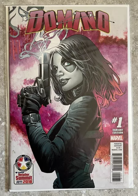 Domino #1 Retailer Summit 2018 Exclusive Variant Vol 3 Marvel - NM or Better