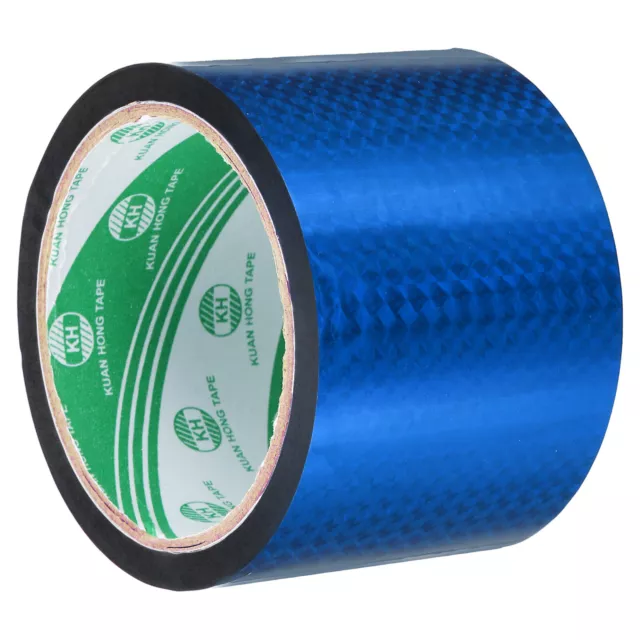 Washi Prism Tape 70mm Wide for DIY Crafts, Blue