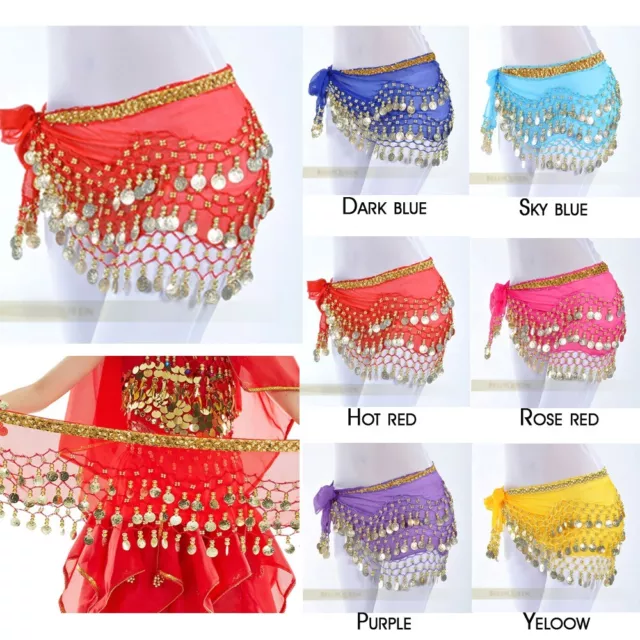 Women Belly Dance Accessories Costume Dancing Coin Sequins Hair