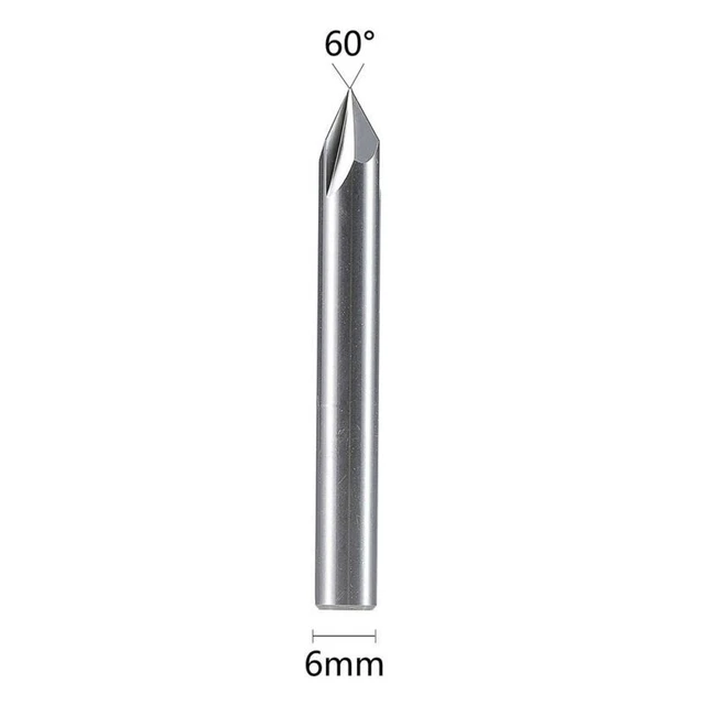 Fresatura Taglio Mills Cutter Alluminio Rame Equipment Accessorio 6mm Codolo