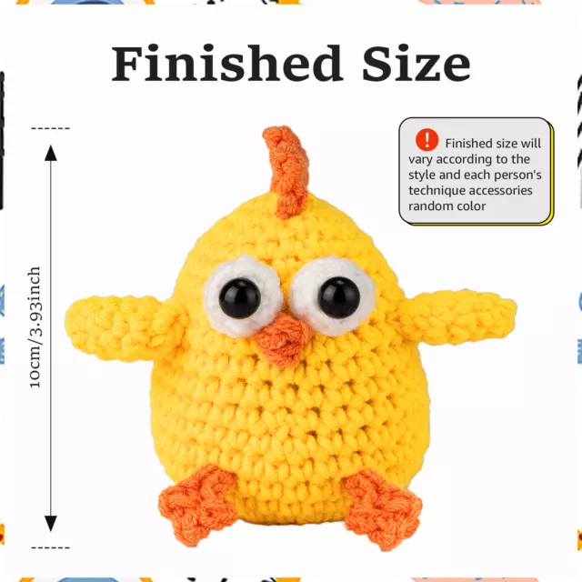 Beginner Crochet Kit DIY Crochet Starter Kit with Instructions and Video mcqLw