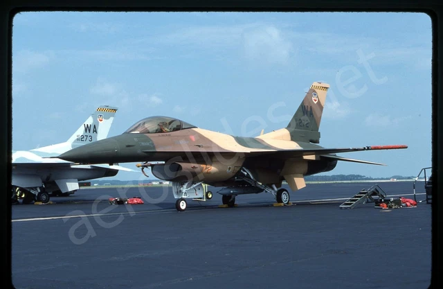 USAF General Dynamics F-16C 86-0272 Sep 89 Kodachrome Slide/Dia