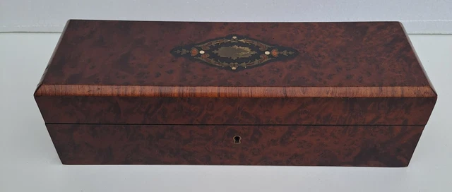 Boîte à Bijoux Coeur En Loupe De Thuya - Superbe Pièce Vintage En Bois