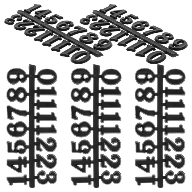 Artibetter 6ensembles Numéros pour Horloge Kit De Chiffres Arabes Et Romains pour Réparation Et Accessoires Décoratifs pour Montres Murales Artibetter 6ensembles Numéros pour Horloge Kit De Chiffres Arabes Et Romains pour Réparation Et Accessoires Décoratifs pour Montres Murales