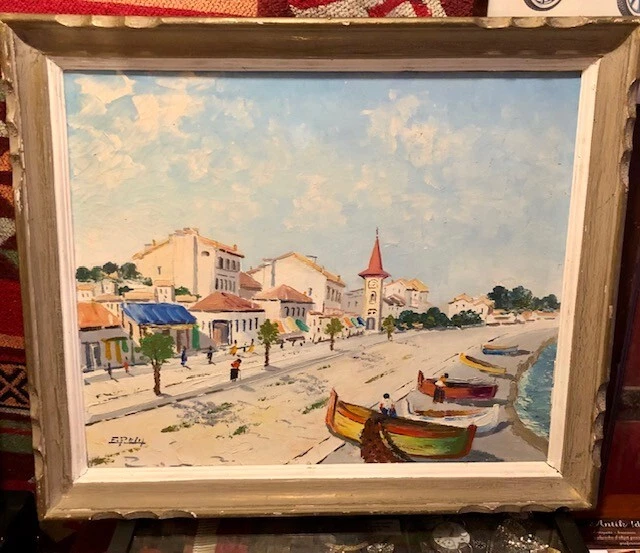 Peinture sur toile signée