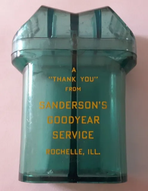 Vintage Goodyear Service Advertising Salt and Pepper Rochelle Ill