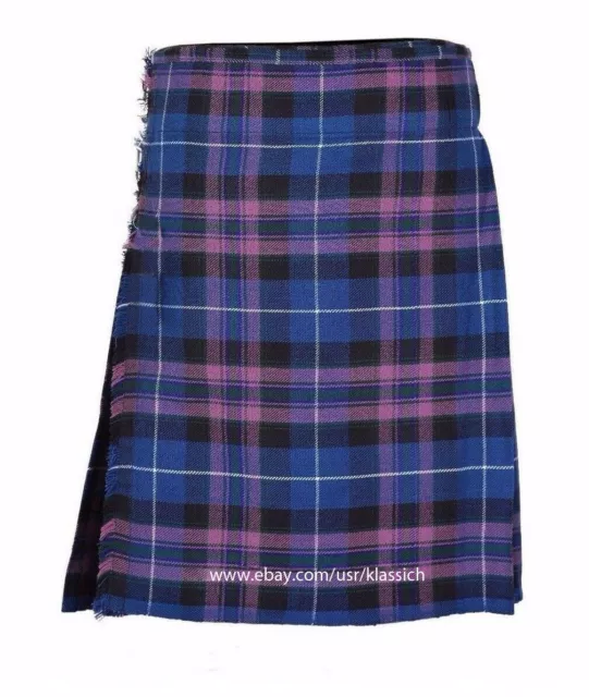 Mens Scottish Pride Of Scotland 13oz Traditional Highland 5 Yard Tartan Kilt