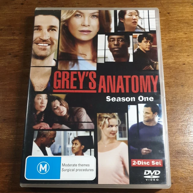 Grey's Anatomy Season 1 DVD R4 Like New! FREE POST  Ellen Pompeo, Sandra Oh