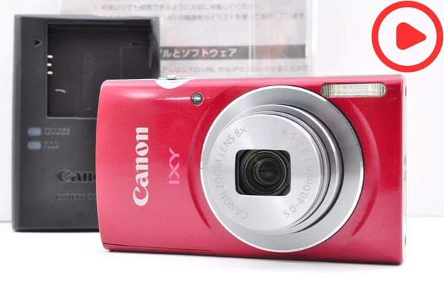CANON IXY 120 PowerShot ELPH 135 Digital Camera 16.0 MP Red CANON IXY 120 PowerShot ELPH 135 Digital Camera 16.0 MP Red