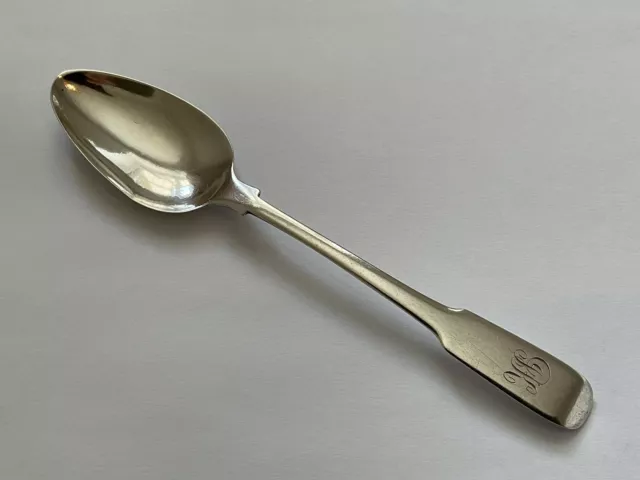 Lovely Rare Scottish Provincial Solid Silver Spoon by G.B of Dumfries