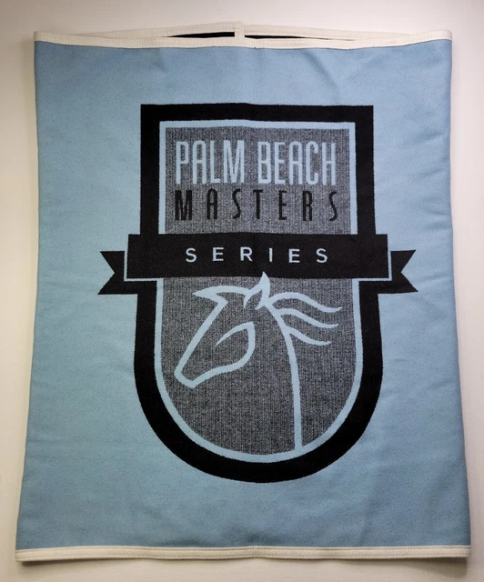 New - PENDLETON Wool Blend Throw Blanket 68" x 39" Palm Beach Masters Polo Horse
