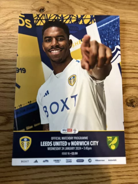 2023-24 CHAMPIONSHIP   LEEDS UNITED v NORWICH CITY