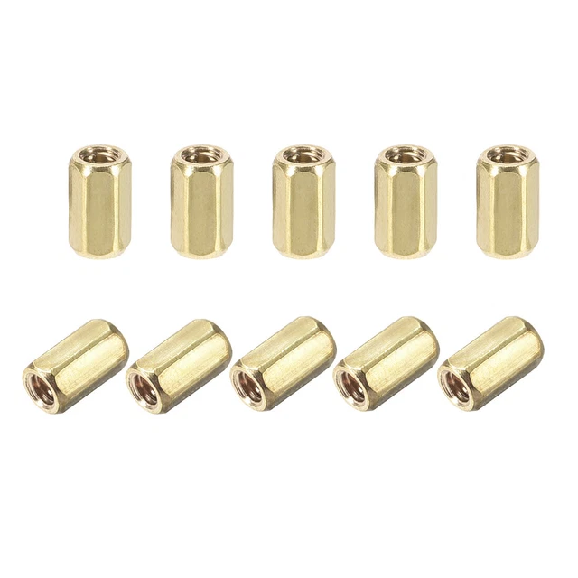 M2x6mm Femmina-Femmina Esagonale Ottone PCB Scheda Madre Distanziale 50pz