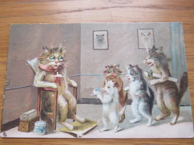 1908 Original Postcard. Raphael Tuck "Humorous" Series Maurice Boulanger Artist.
