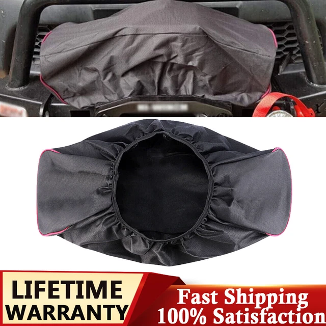 Waterproof Winch Dust Cover Heavy Duty Cover 600D For 8000 to 17500 lbs Winches