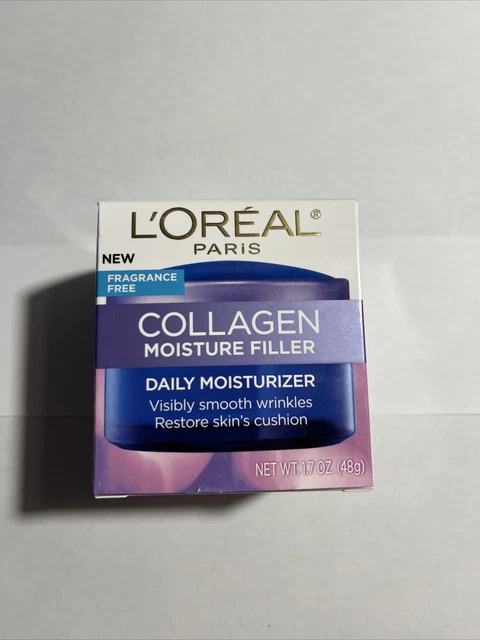 L'Oreal Paris Collagen Moisture Filler Facial Treatment Day Night Cream, Anti-Ag