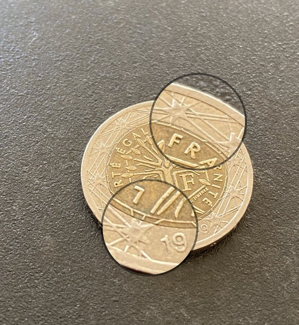 2 Euro Münze Liberte Egalite Fraternite 1999 Fehlprägung 2 EURO MÜNZE Fehlprägung Frankreich 1999, Liberte Egalite Fraternite