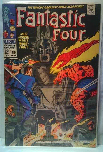 Fantastic Four 1968 Marvel Comics Issue 80 6.0