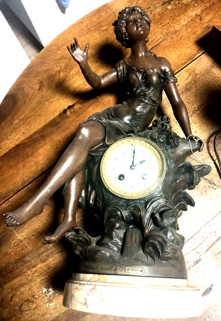 Pendul Reeds AUGUSTE MOREAU REGULAR pendulum, nymph of reeds, H 55 cms £128.47 ...