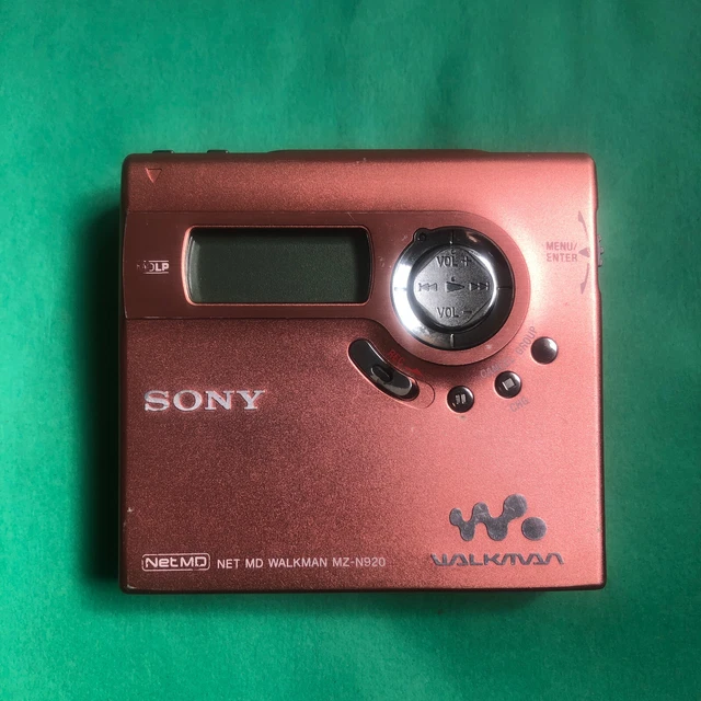 SONY MZN920 NETMD Walkman MiniDisc Recorder/Player Rose Gold Japan