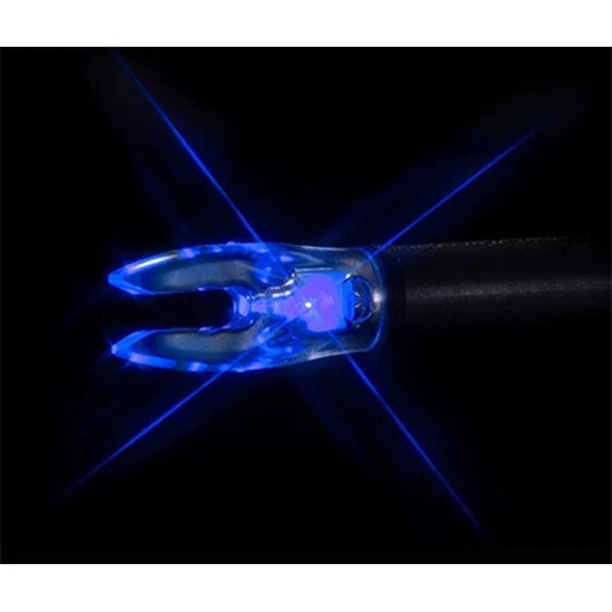 Rage Outdoors NT-314 Blue Nockturnal Fit Universal Lighted Nock (3 Pack)
