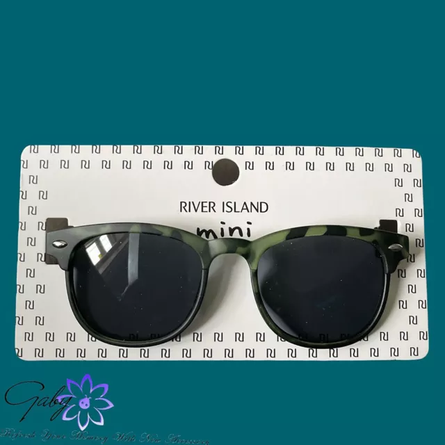 Mini occhiali da sole per bambini River Island 1-5 anni cachi