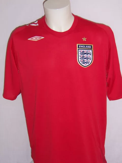 Maillot de Football Collector Umbro Equipe d'Angleterre 2007 - 2009 taille XL