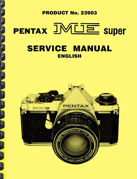 MANUAL DE SERVICIO DE REPARACIÓN DE CÁMARA Pentax ME Super