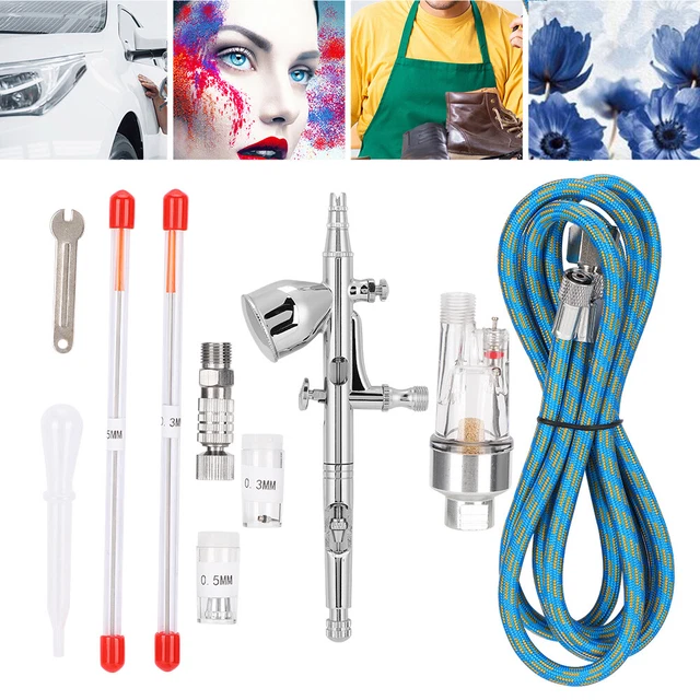 Kit aerografo forma compatta per pittura spray nail art