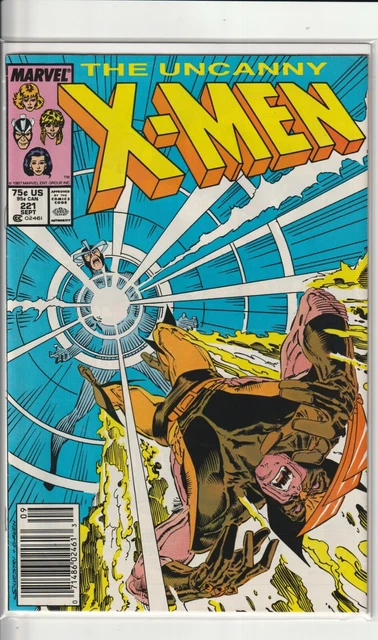 Uncanny X-Men #221 Newsstand Edition FN/VF 7.0 Marvel 1987 1st app. Mr. Sinister